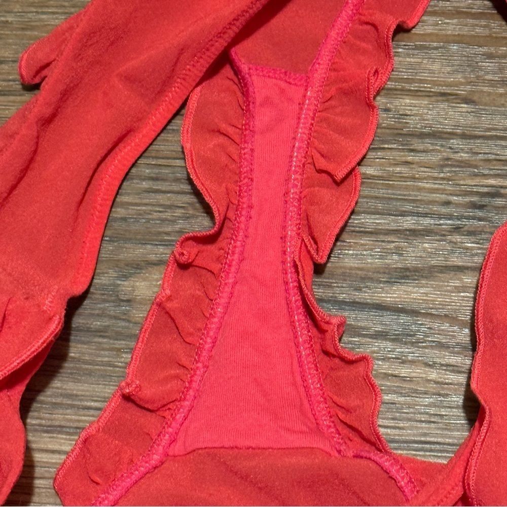 NWOT Juicy Couture Pink Ruffle Pants Size Medium - Picture 5 of 5